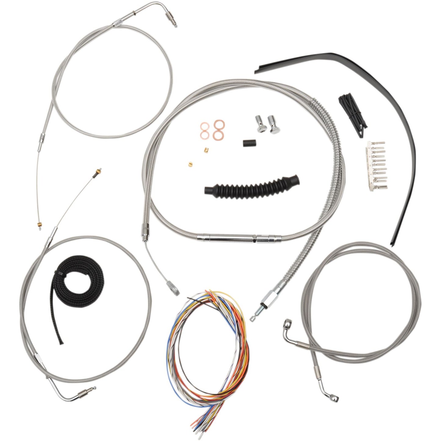LA Choppers 12" - 14" Cable Kit for '07 - '10 Softail [MPN: LA-8140KT2-13]_415340