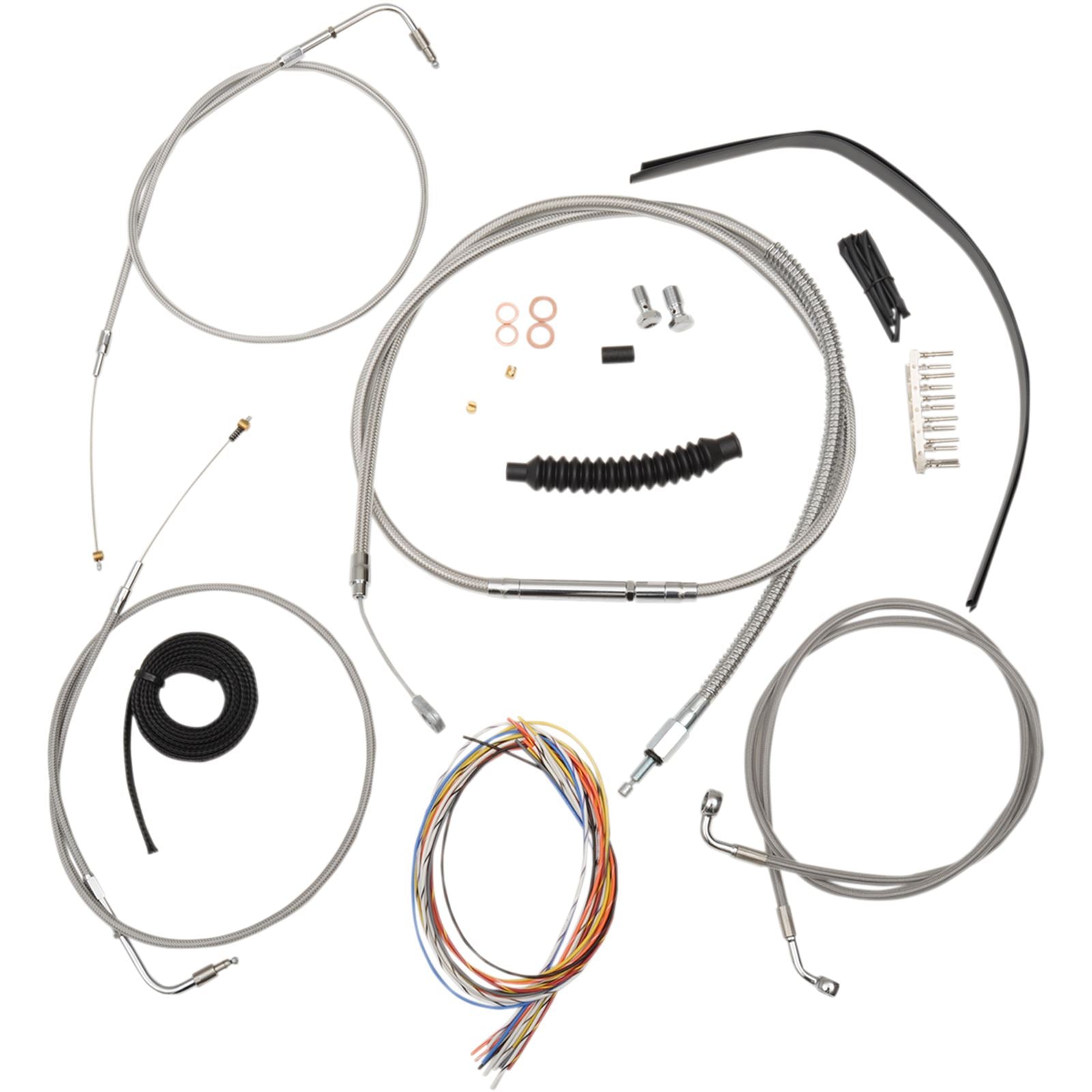 LA Choppers 12" - 14" Cable Kit for '07 - '10 Softail [MPN: LA-8140KT2-13]_415340