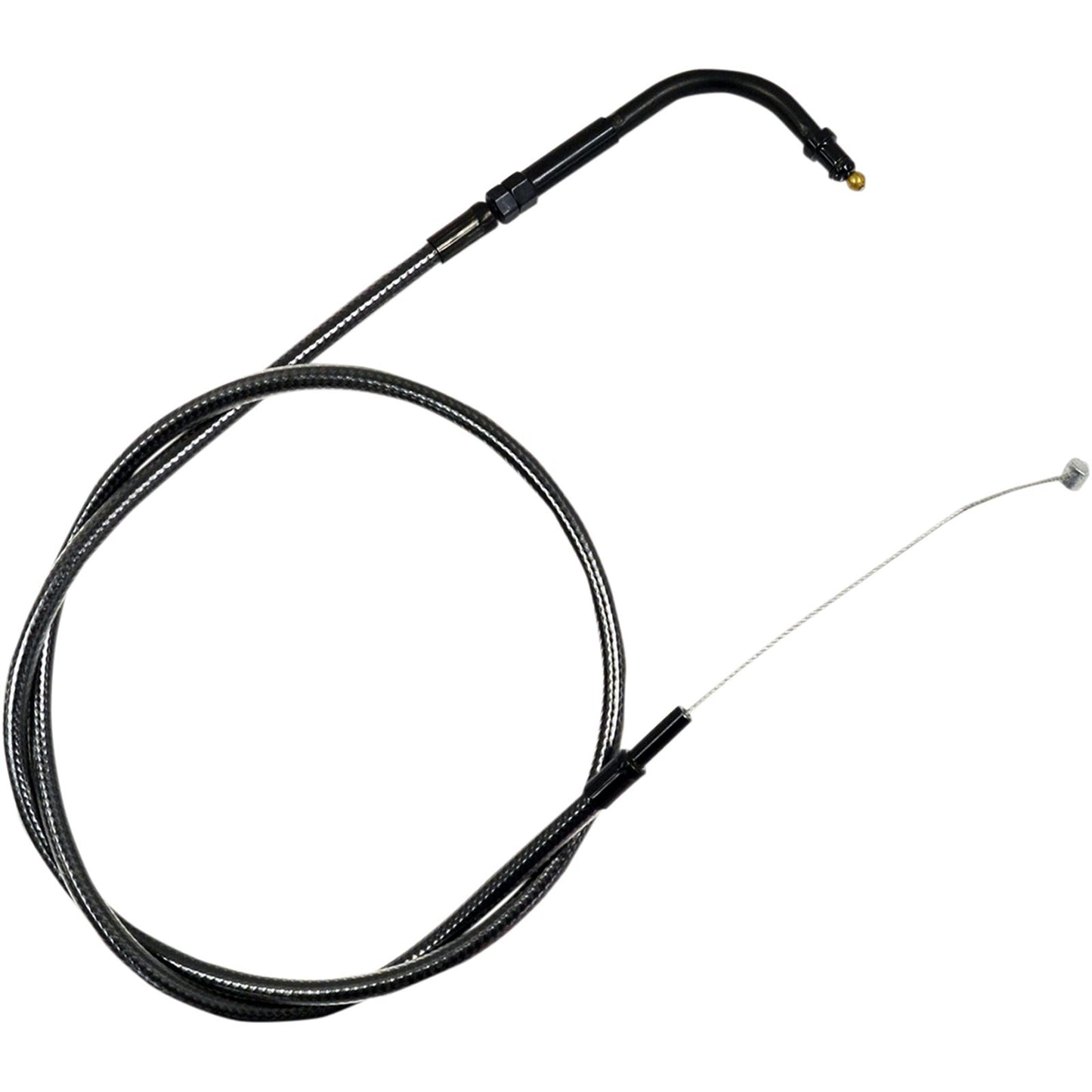 LA Choppers 15" - 17" Midnight Throttle Cable for '07 - '17 Softail [MPN: LA-8100TH16M]_415856