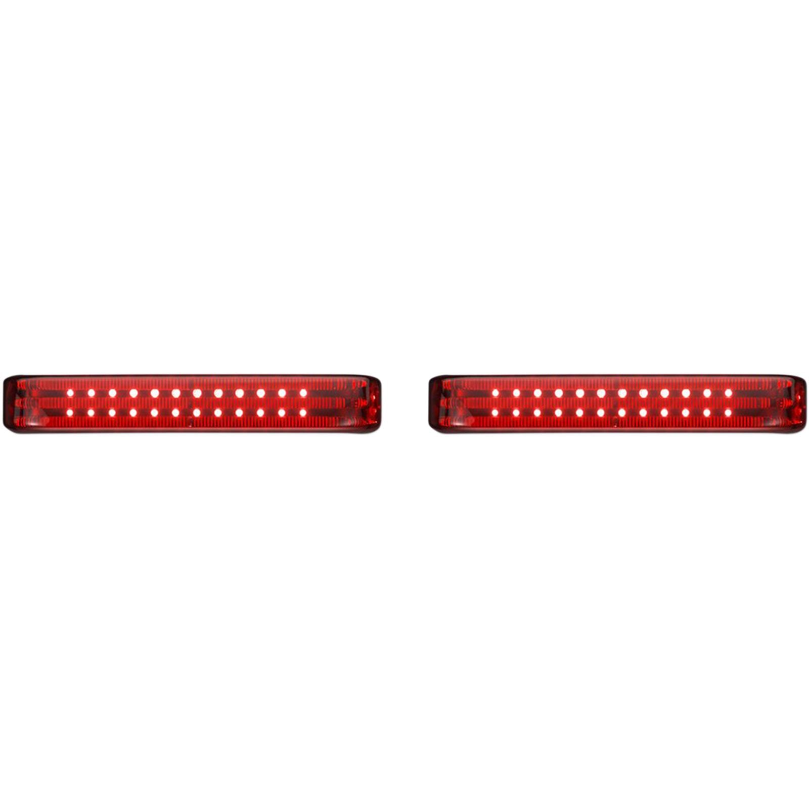 Custom Dynamics Saddlebag Lights - SS8 - Black/Red PB-SB-SS8-BR_368121