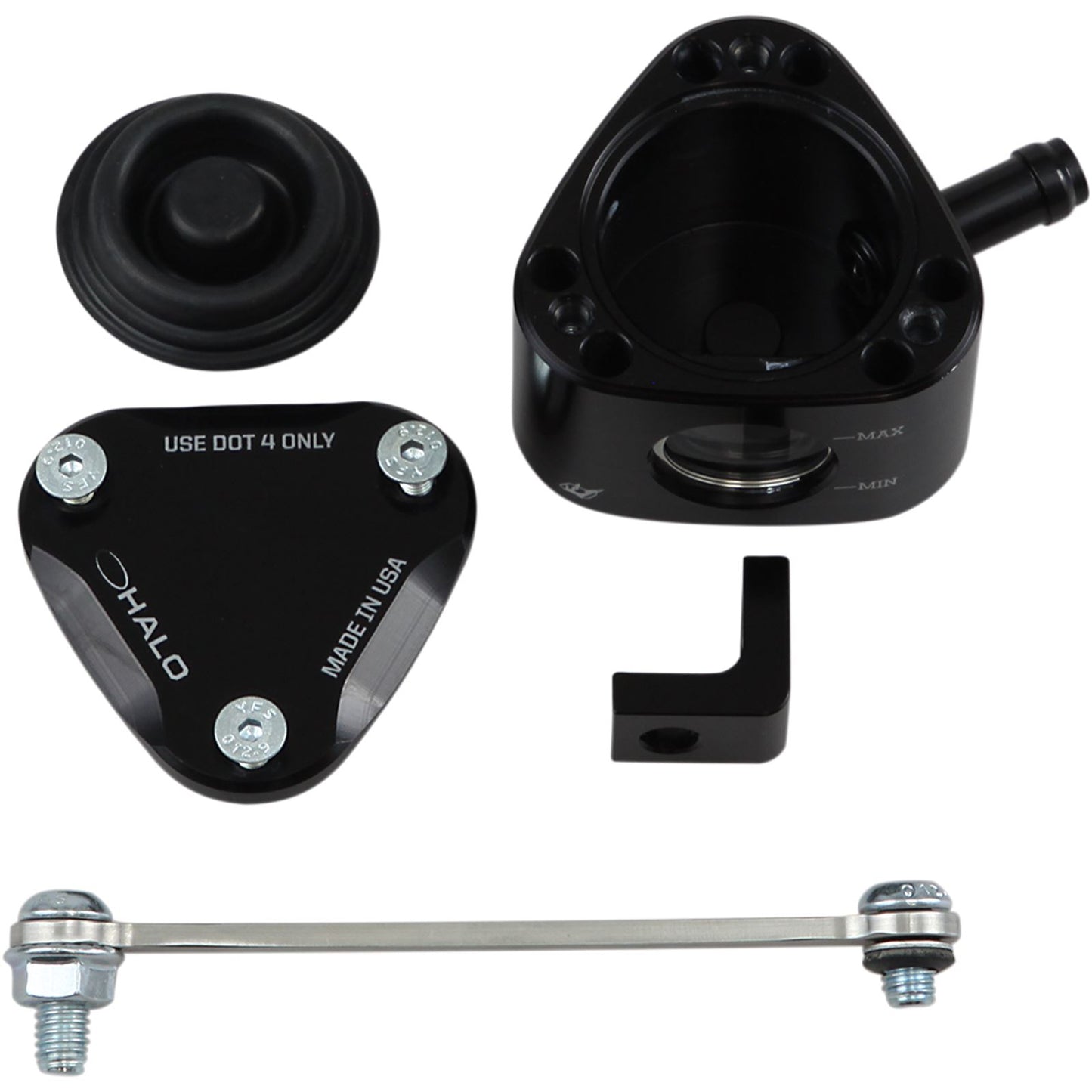 Driven Rear Brake Fluid Reservoir - Black DRRRE-01-BK_374795