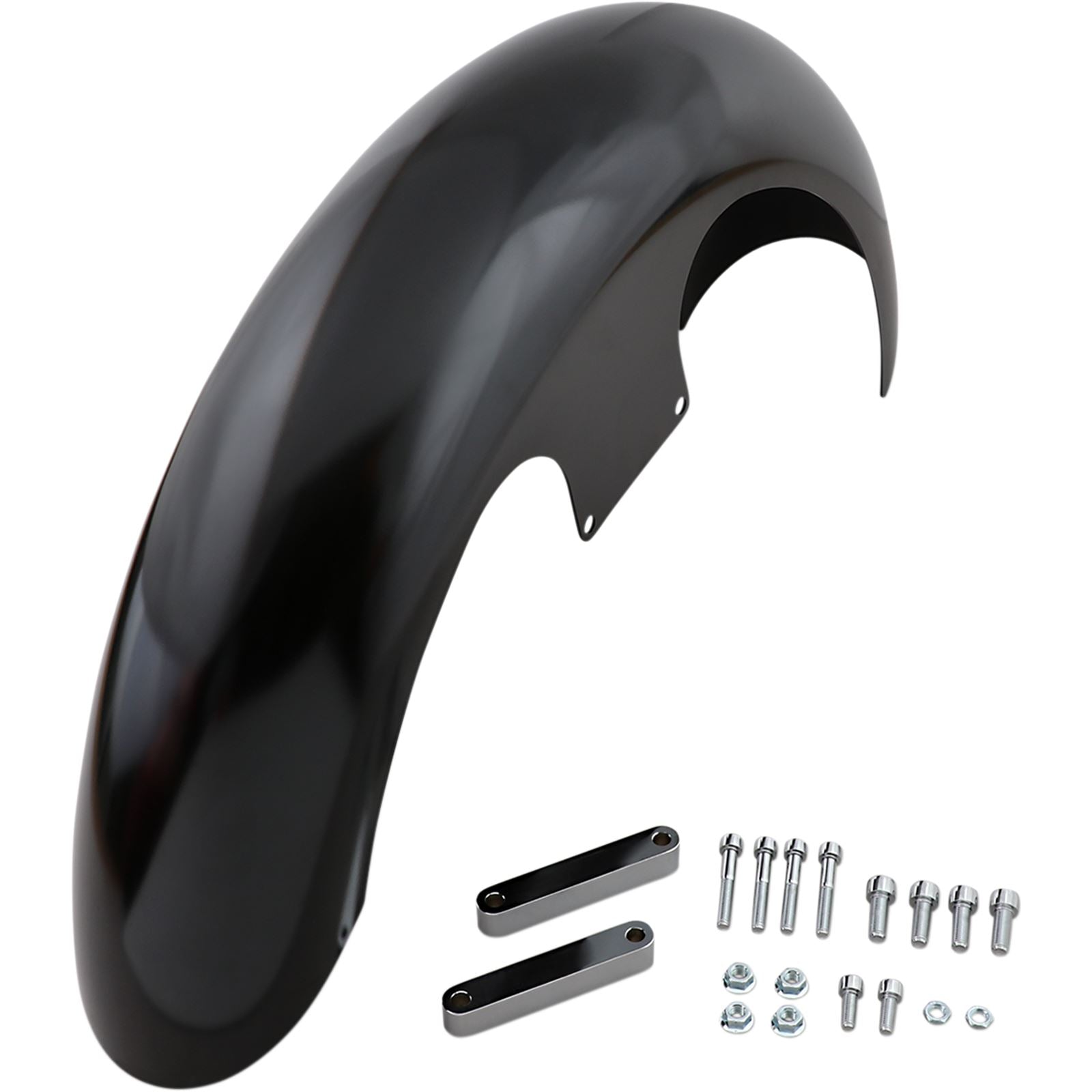 Klock Werks Slicer Front Fender - Black - Steel - 21" [MPN: KW05-01-0461]_409487