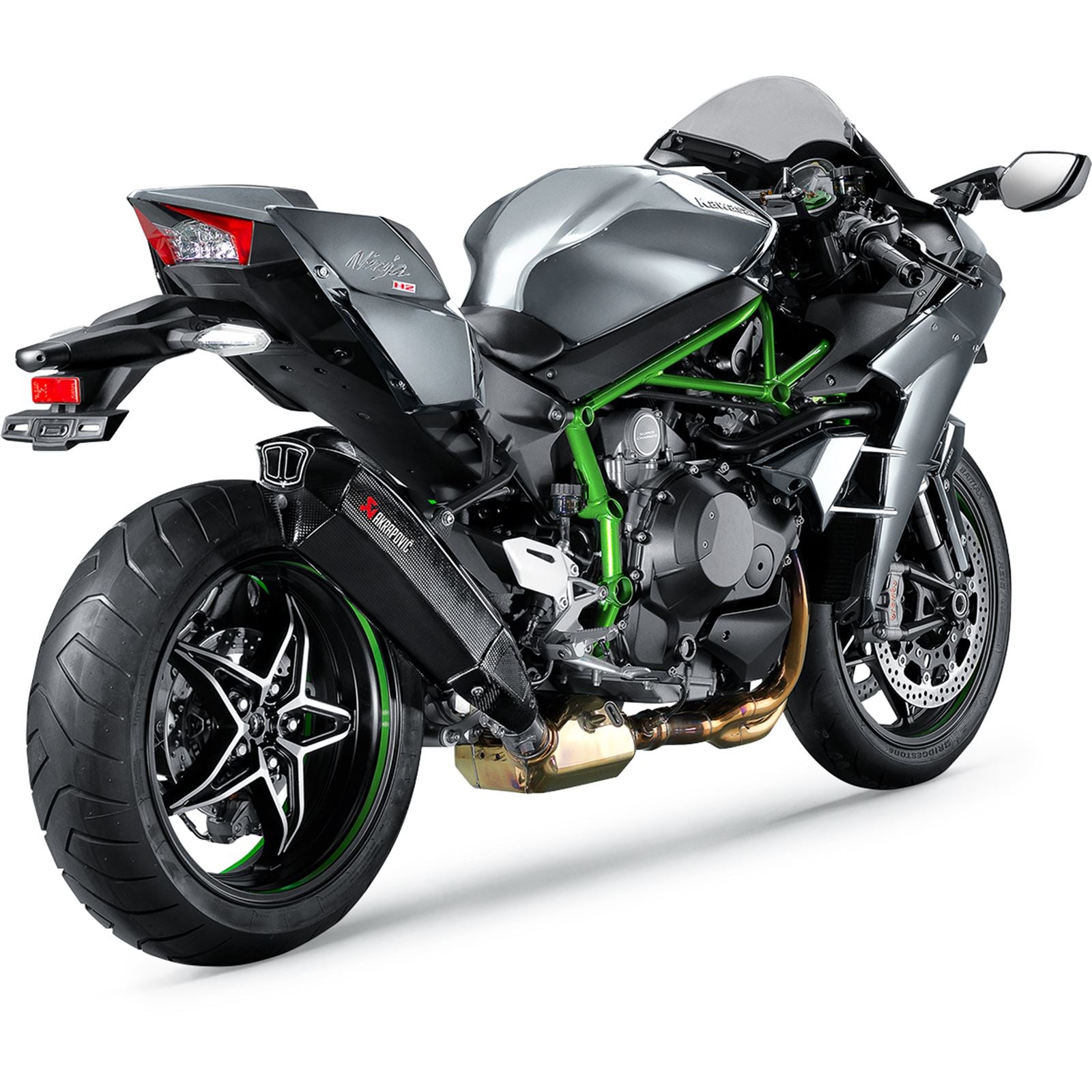 Akrapovic Muffler - Carbon Fiber - Ninja H2 [MPN: S-K10SO15-HX2C]_322816