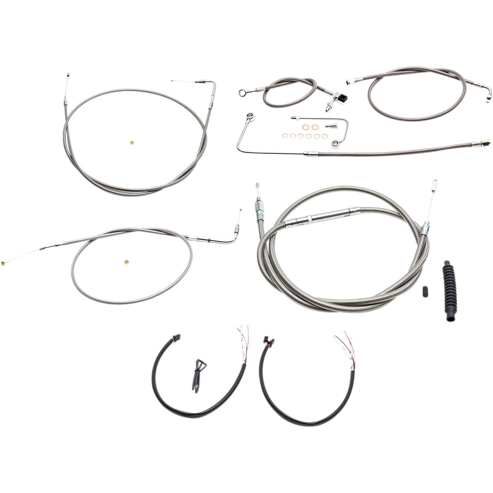 LA Choppers 18" - 20" Cable Kit for '15 Softail [MPN: LA-8151KT2A-19]_415698