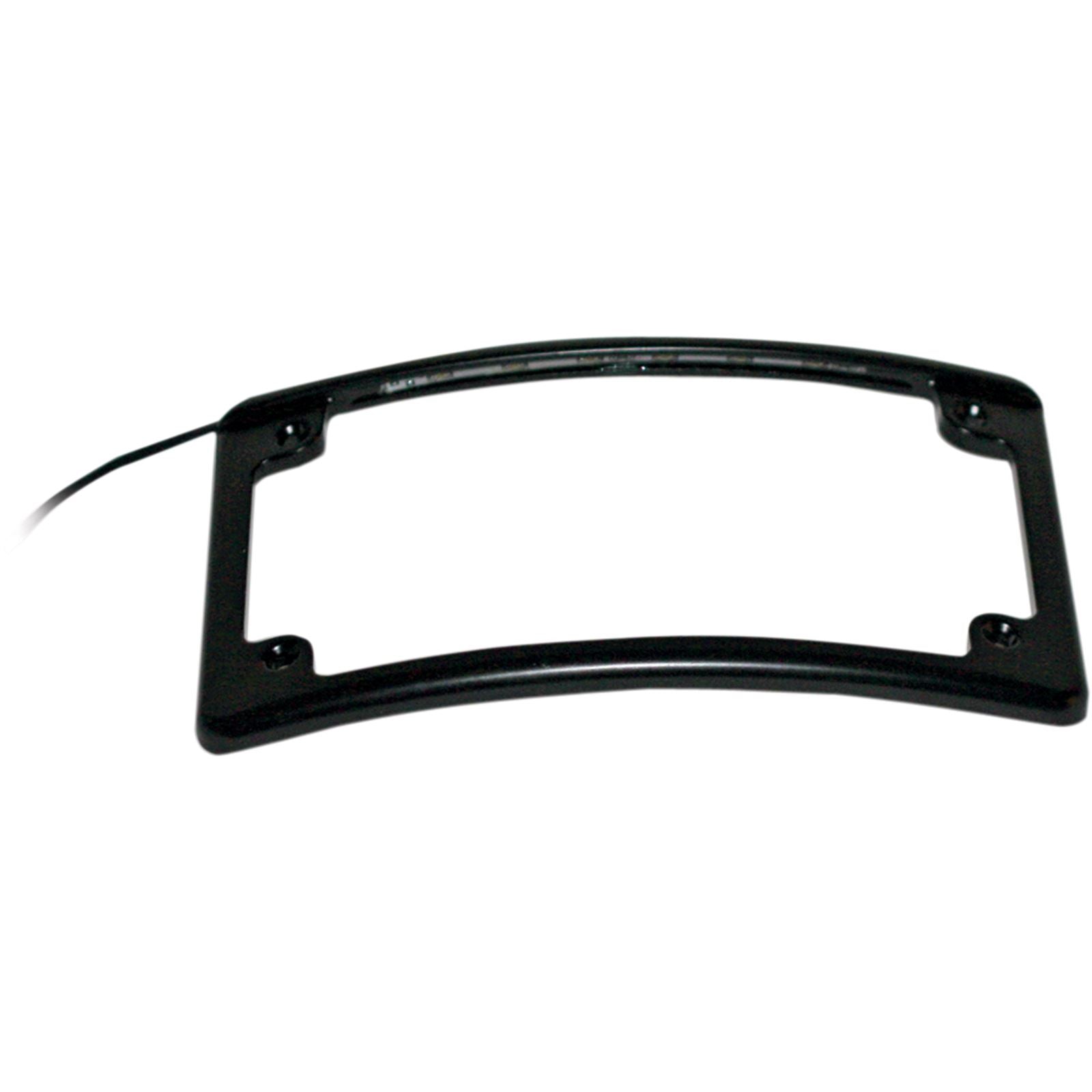 Custom Dynamics LED License Plate Frame - Black LPF-RAD-B-LP_367566