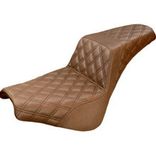 Saddlemen Step Up Seat - Lattice Stitched - Brown 818-30-175BR_639631