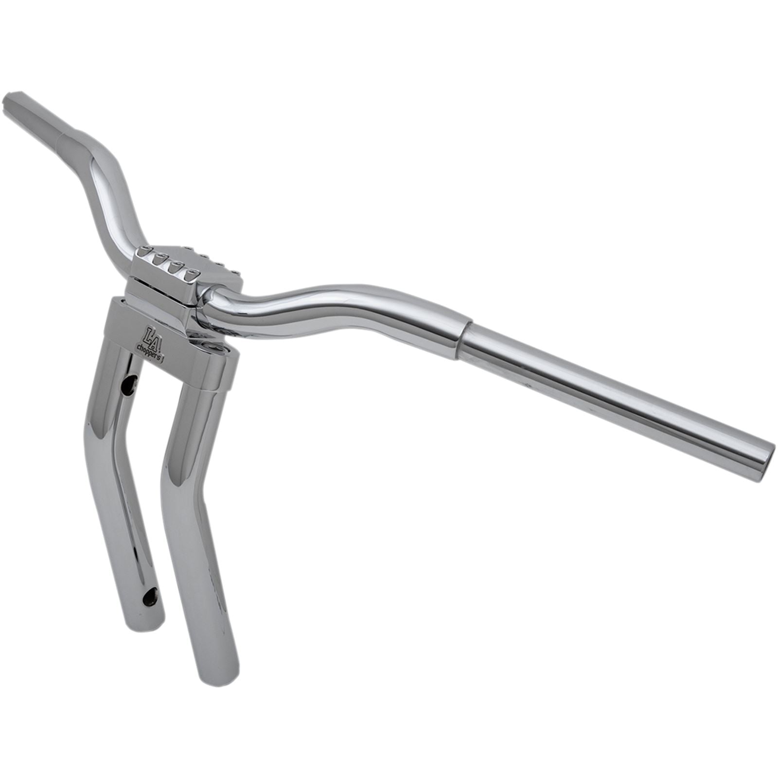 LA Choppers Chrome 13" Kage Fighter Handlebar with  Pullback [MPN: LA-7336-10]_414386