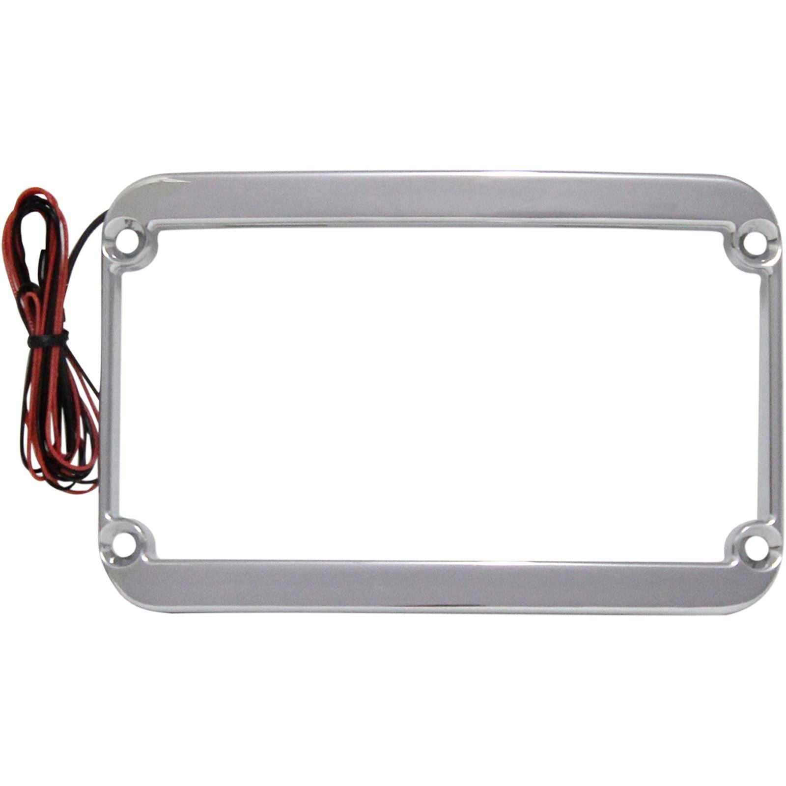 Klock Werks License Plate Frame - Lighted - Chrome [MPN: KW05-01-0089-C]_409535