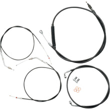LA Choppers Vinyl Braided Cable/BrakeLine Kit For 12-14" Ape Hanger Handlebars [MPN: LA-8300KT-13B]_415084