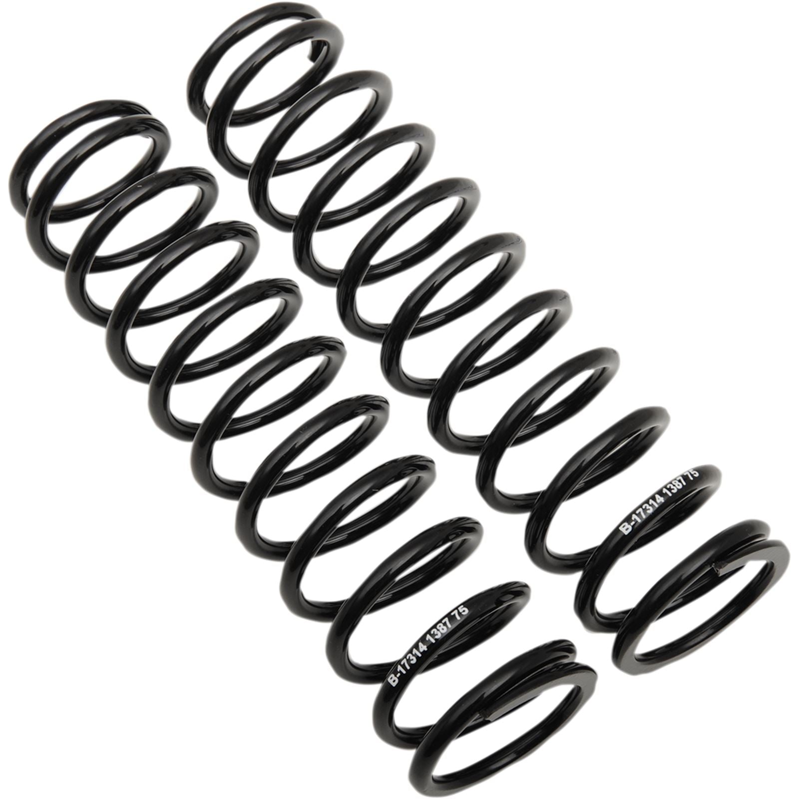 Progressive Suspension Shock Springs - 12-Series - Black - 75 lb/in 03-1387B_459445