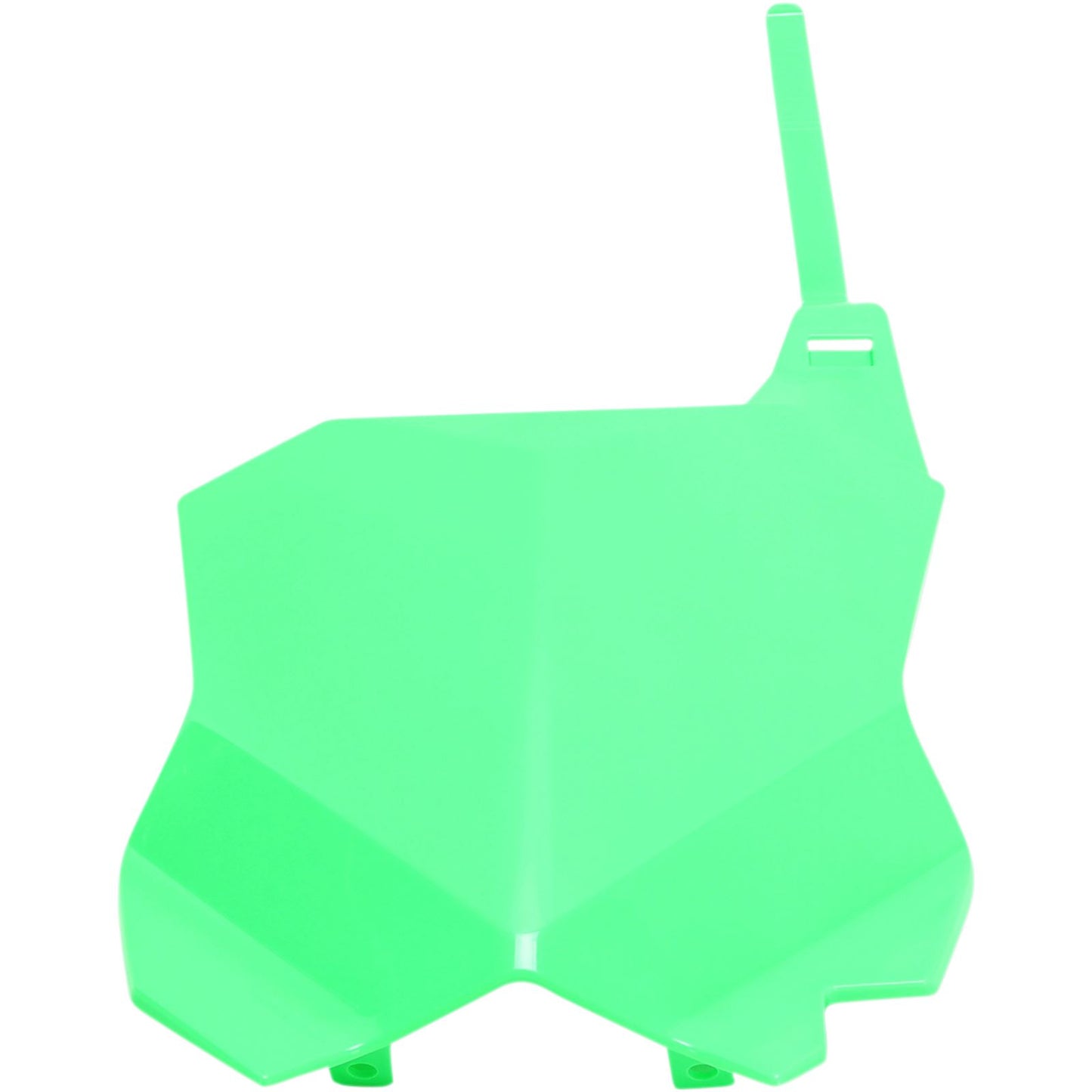 UFO Plastics Number Plate - Fluorescent Green - KX 250/450 F [MPN: KA04738-AFLU]_486737