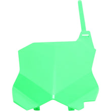 UFO Plastics Number Plate - Fluorescent Green - KX 250/450 F [MPN: KA04738-AFLU]_486737