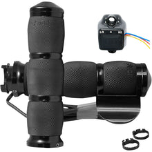 Avon Grips Black Heated Air Cushion Grips with Throttle Boss for Metric MT-AIR-90A-BO-H_347686