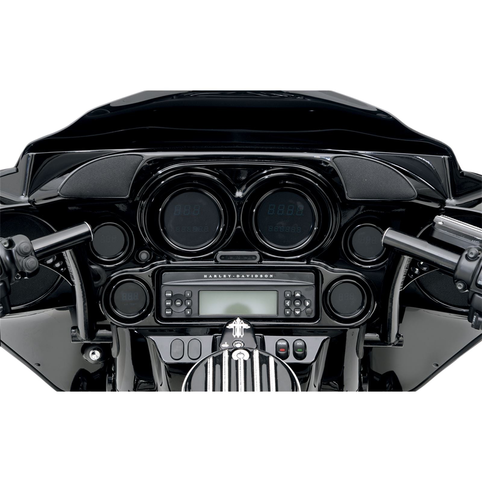 Hogtunes Dash Trim/Tweeter Pod for Harley-Davidson  HF-1_394239