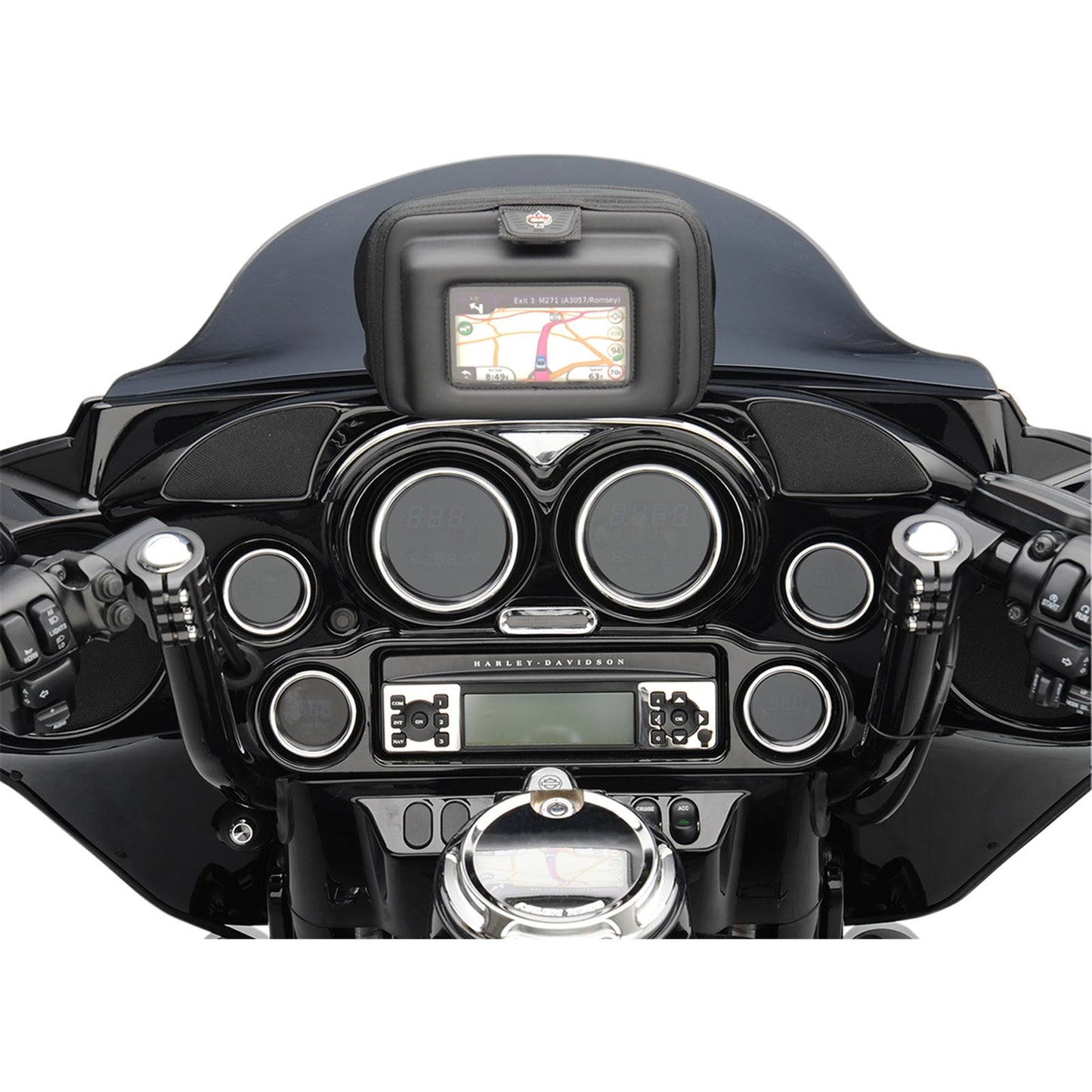 Hogtunes Dash Trim/Tweeter Pod for Harley-Davidson  HF-1_394230