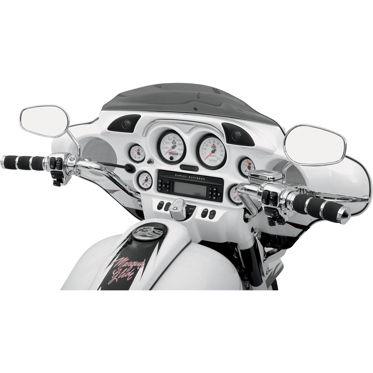 Hogtunes Dash Trim/Tweeter Pod for Harley-Davidson  HF-1_394236