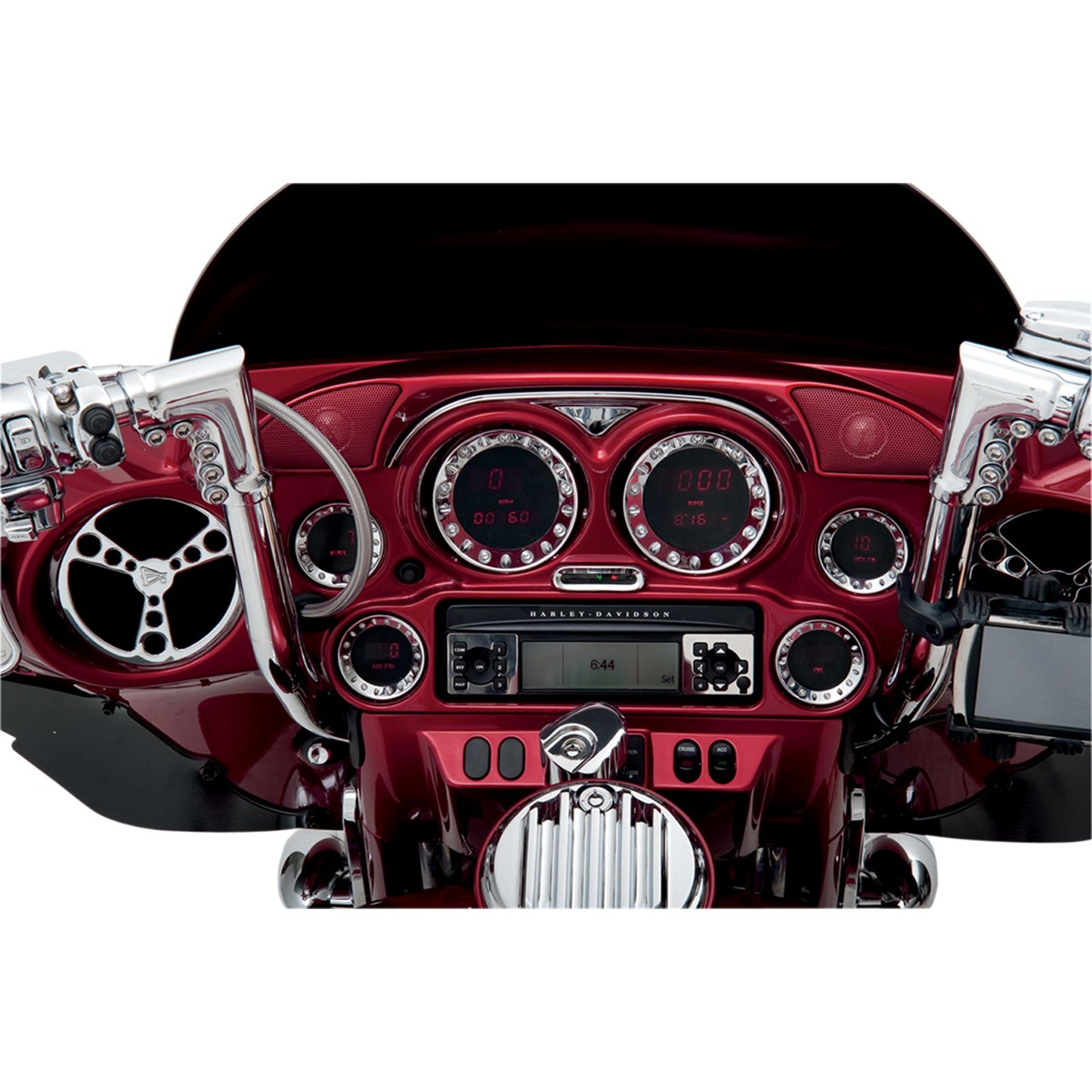 Hogtunes Dash Trim/Tweeter Pod for Harley-Davidson  HF-1_394237