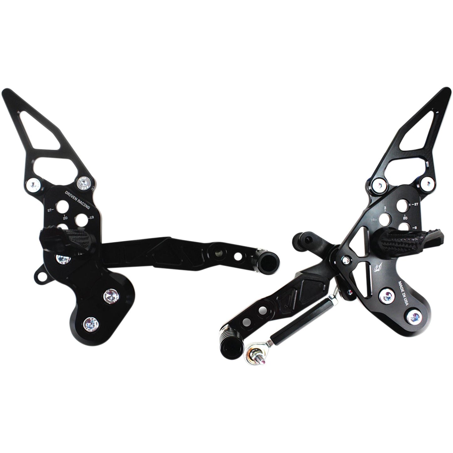 Driven TT Rearset - Z125 [MPN: DRP-724-BK]_374772