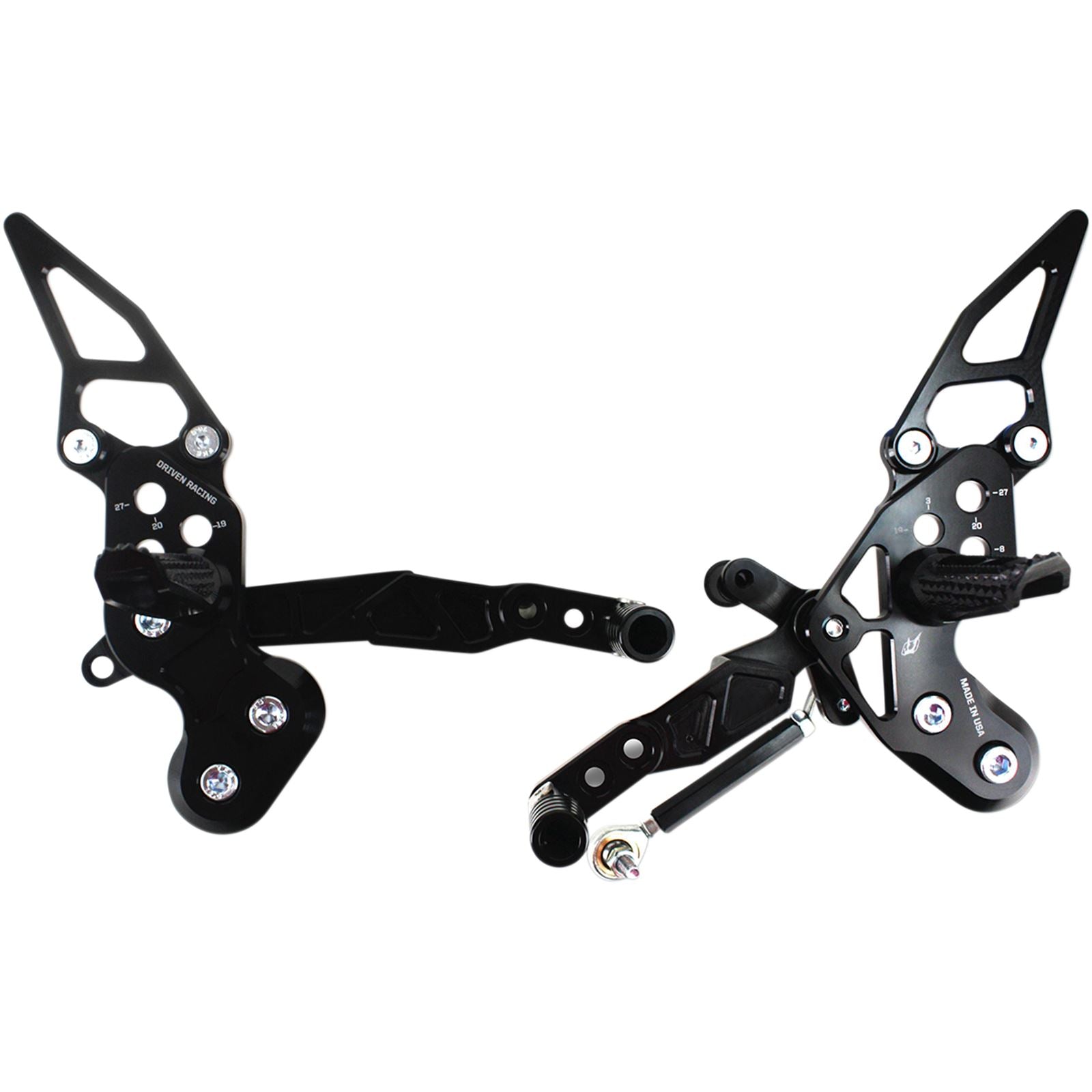 Driven TT Rearset - Z125 [MPN: DRP-724-BK]_374772