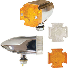 Emgo LED Maltese Deco Lights - Amber and Clear Lens 61-99150_381878