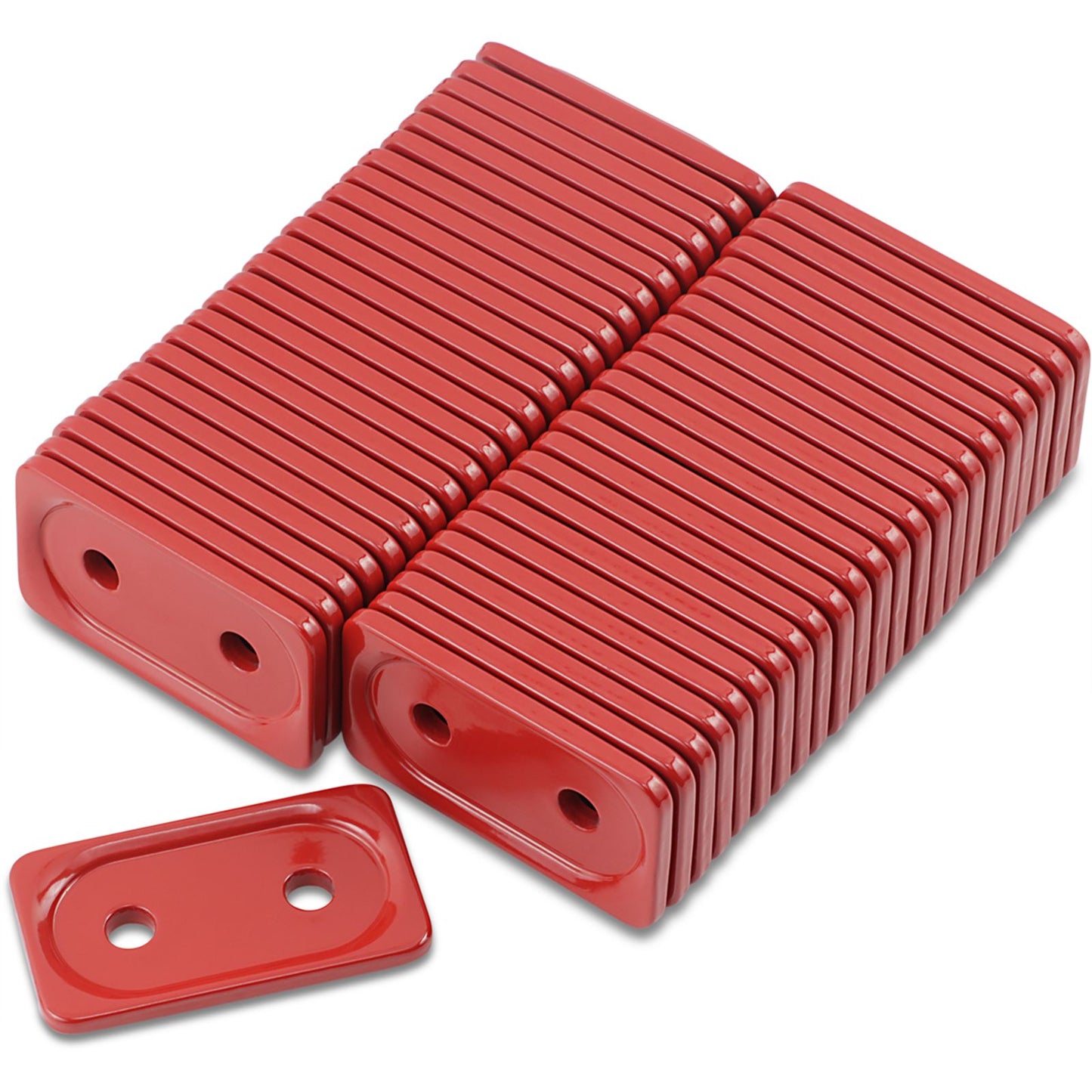 Woodys Support Plates - Red - Double - 48/Pack ADG-3790-48_497377