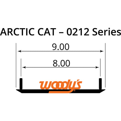 Woodys Mini Sled Runner - Standard - 4" - 60° [MPN: RUA-0212]_497417