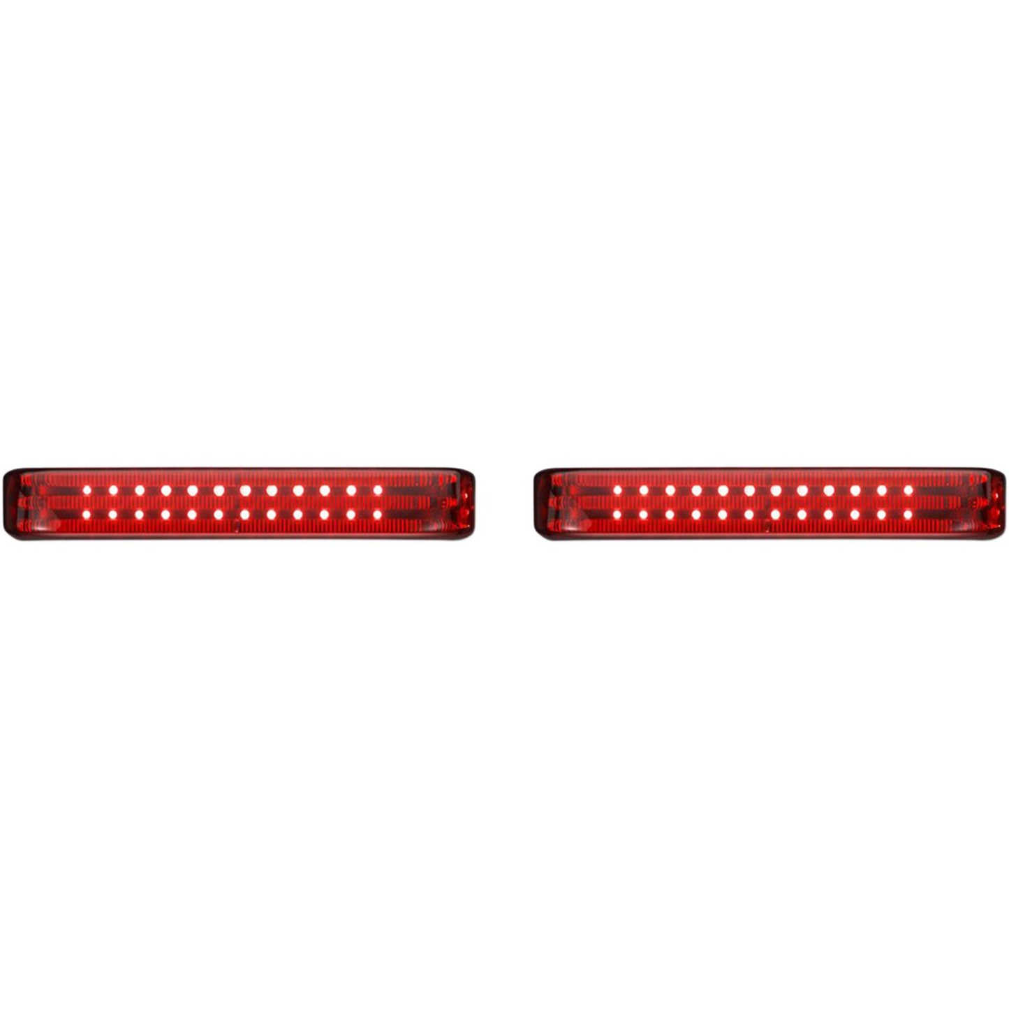 Custom Dynamics Saddlebag Lights - SS8 - Chrome/Red PB-SB-SS8-CR_368125