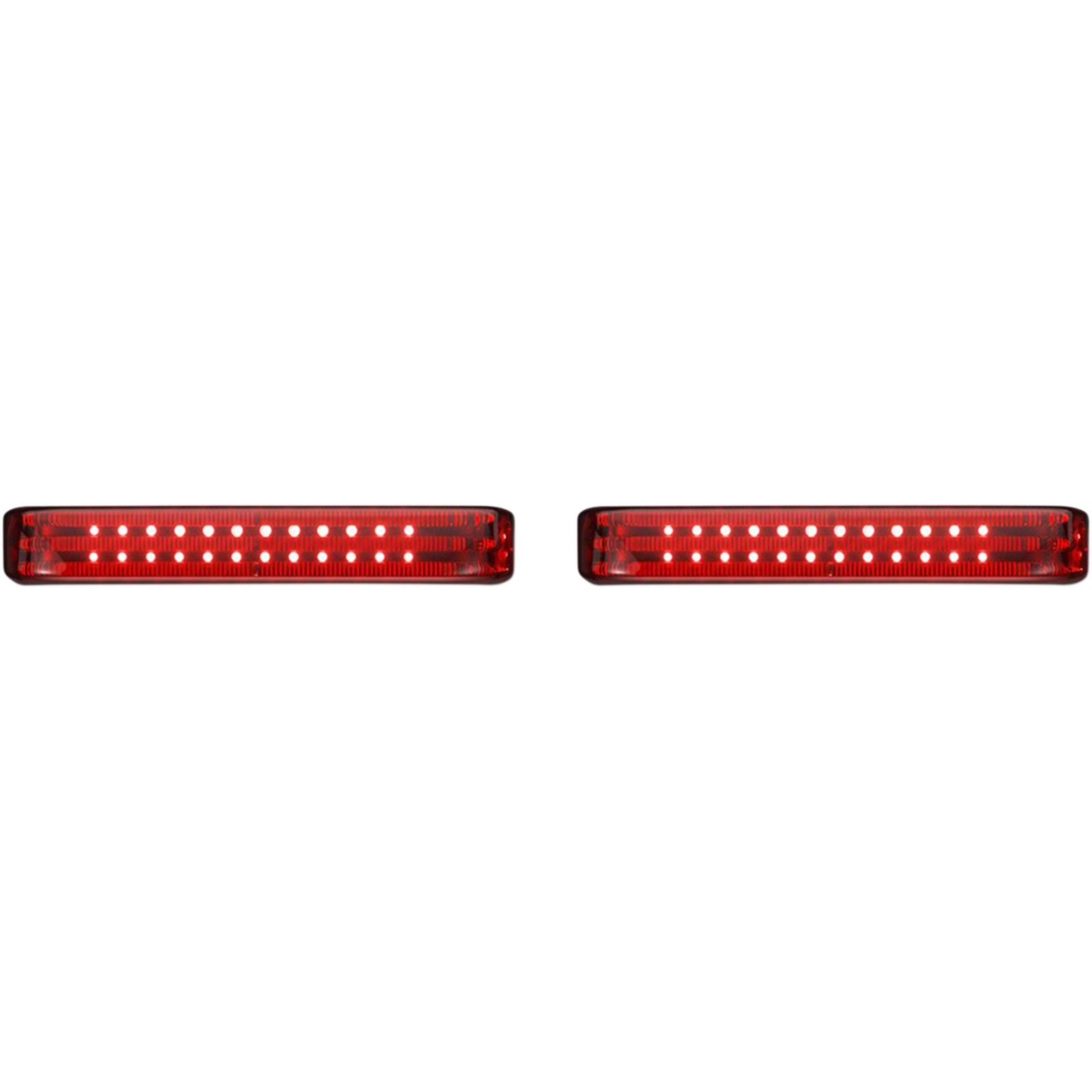 Custom Dynamics Saddlebag Lights - SS8 - Chrome/Red PB-SB-SS8-CR_368125
