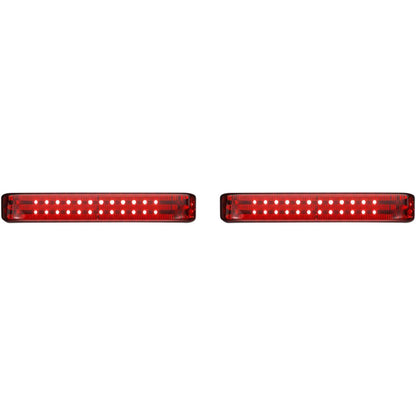 Custom Dynamics Saddlebag Lights - SS8 - Chrome/Red PB-SB-SS8-CR_368125