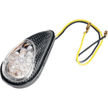 K&S Ultra Mini Stem-Mount LED Marker Lights - Carbon Fiber 25-8951_404540