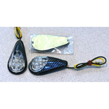 K&S Ultra Mini Stem-Mount LED Marker Lights - Carbon Fiber 25-8951_599085