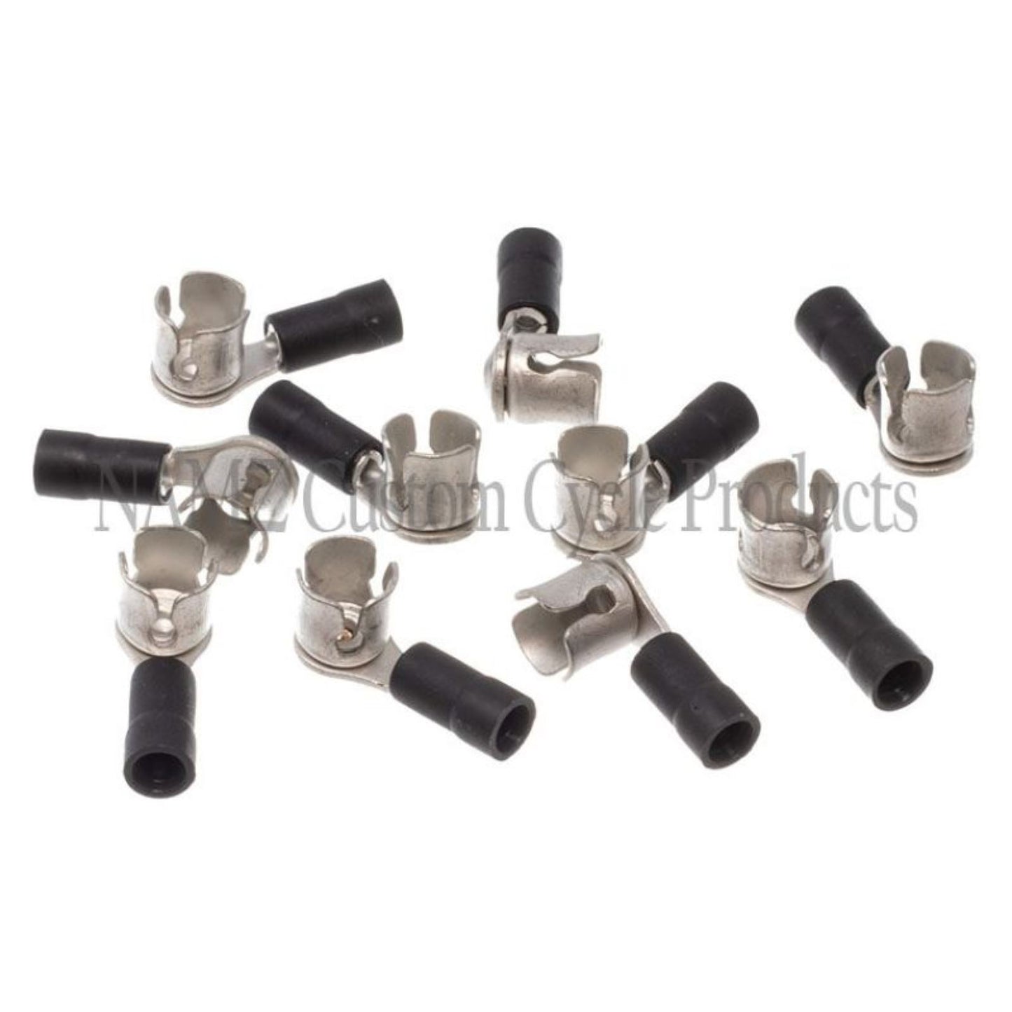 Namz Cap-Type Crimp Terminals 1/4" - 10/Pack [MPN: NHD-9905]_1461480