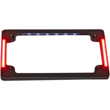 Custom Dynamics License Plate Frame with LED - Flat - Black TF07-B_367580