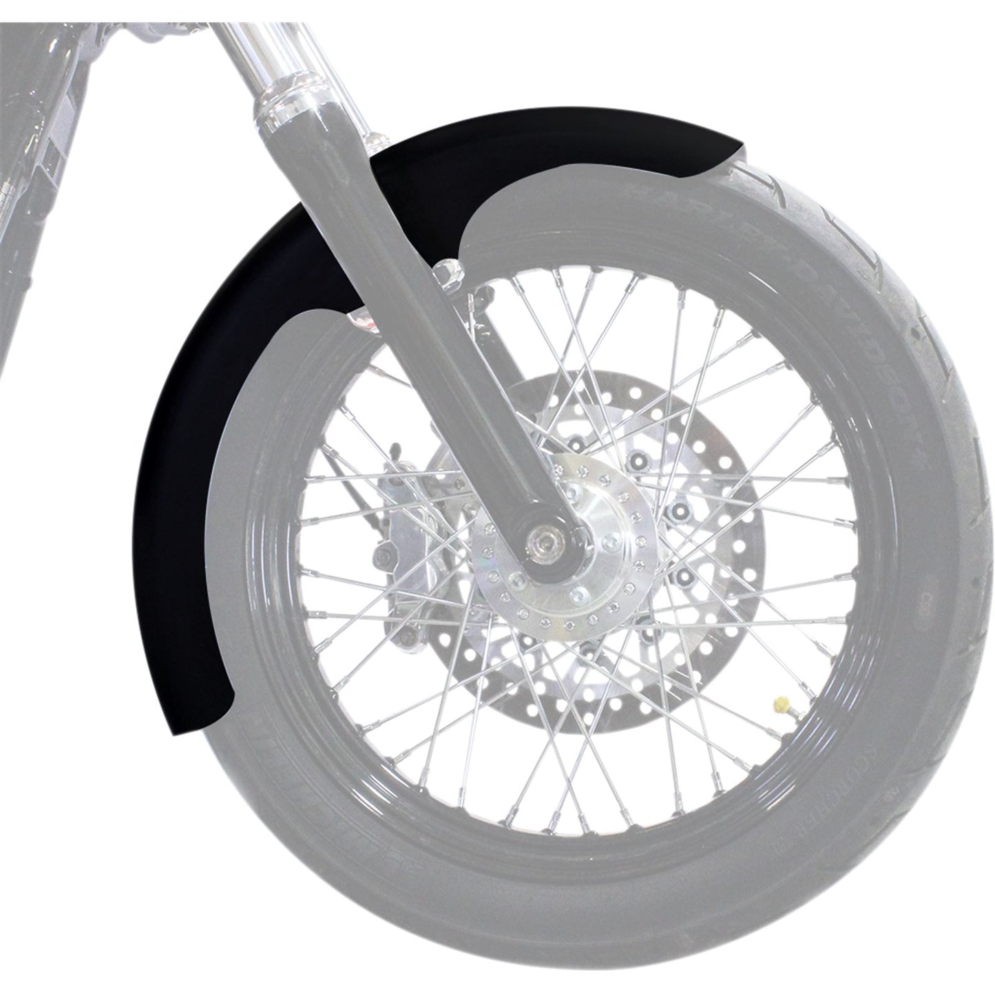 Klock Werks TFL Front Fender Kit - Black - Steel - 19" [MPN: KW05-06-0006]_409365