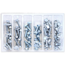 Bolt MC Hardware M6 10mm Hex Flange Bolt Assortment - 80-Piece Kit SV-M6HEX10_1002384