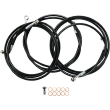 LA Choppers Brake Lines - Black - 15-17 14+FL ABS [MPN: LA-8052B16B]_416470