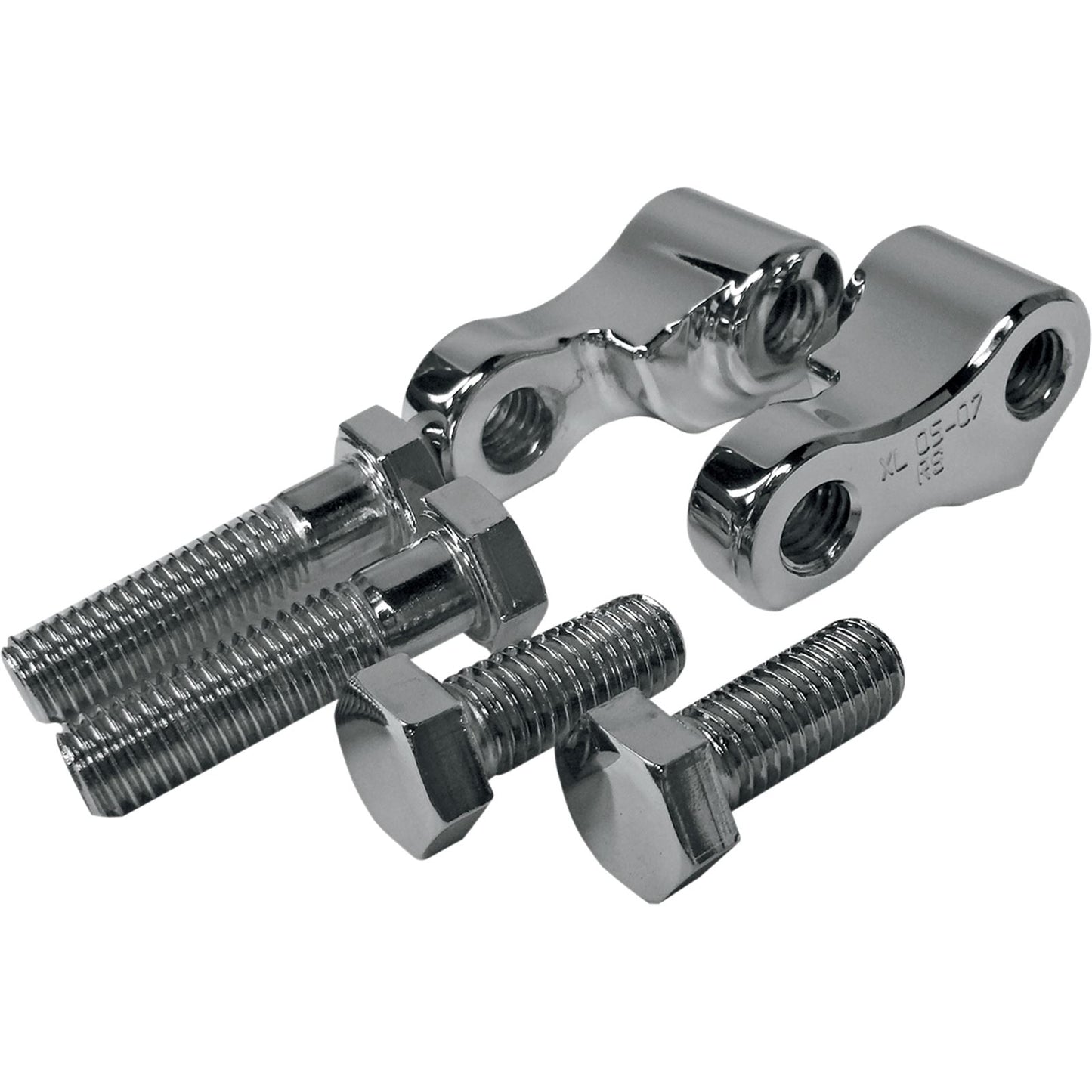 LA Choppers Rear Lowering Kit - Chrome - Lowers 1" - '05-'17 XL [MPN: LA-7590-03]_416415