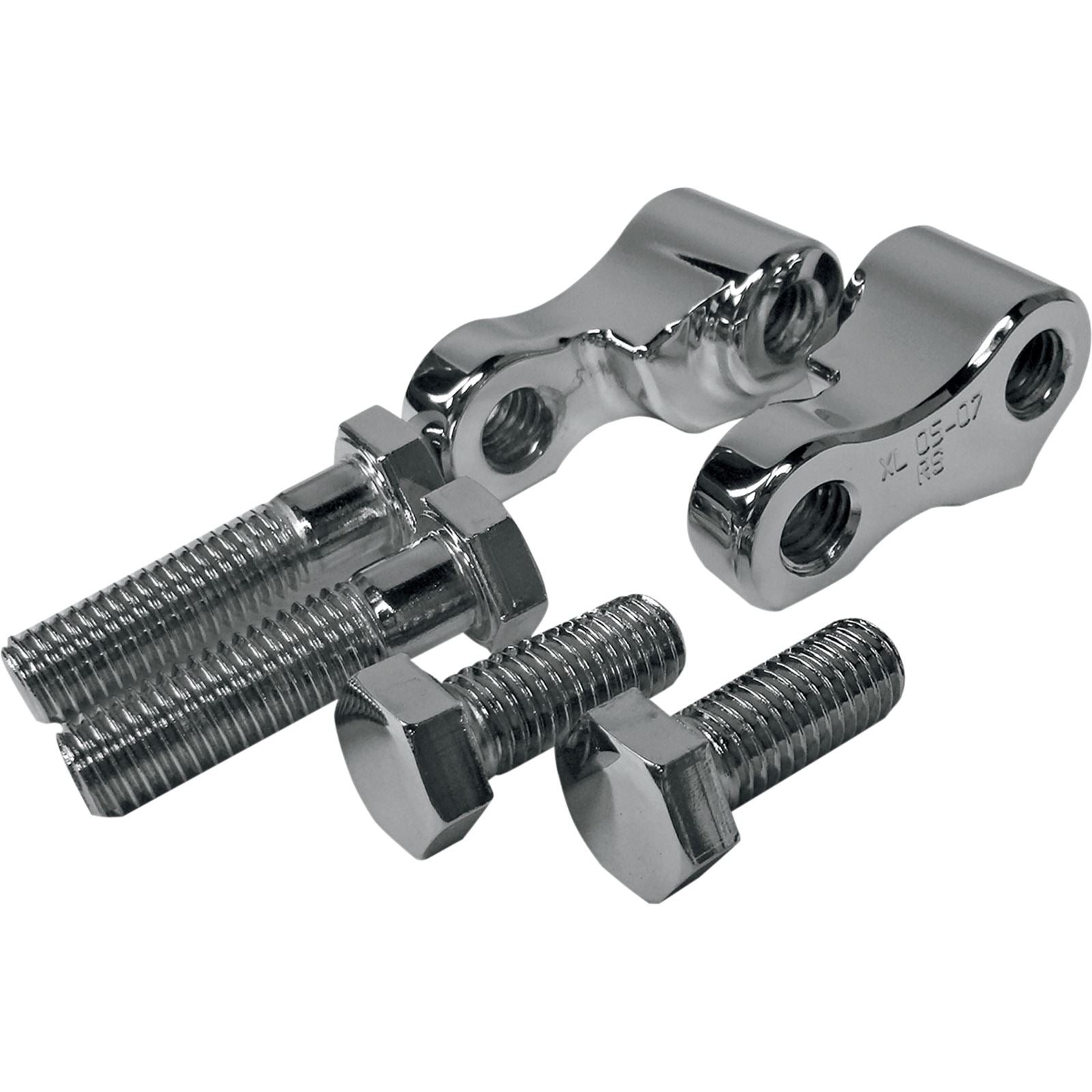 LA Choppers Rear Lowering Kit - Chrome - Lowers 1" - '05-'17 XL [MPN: LA-7590-03]_416415