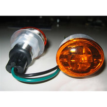 K&S Flat Oval Marker Light - Mini - Amber 25-8280_599105
