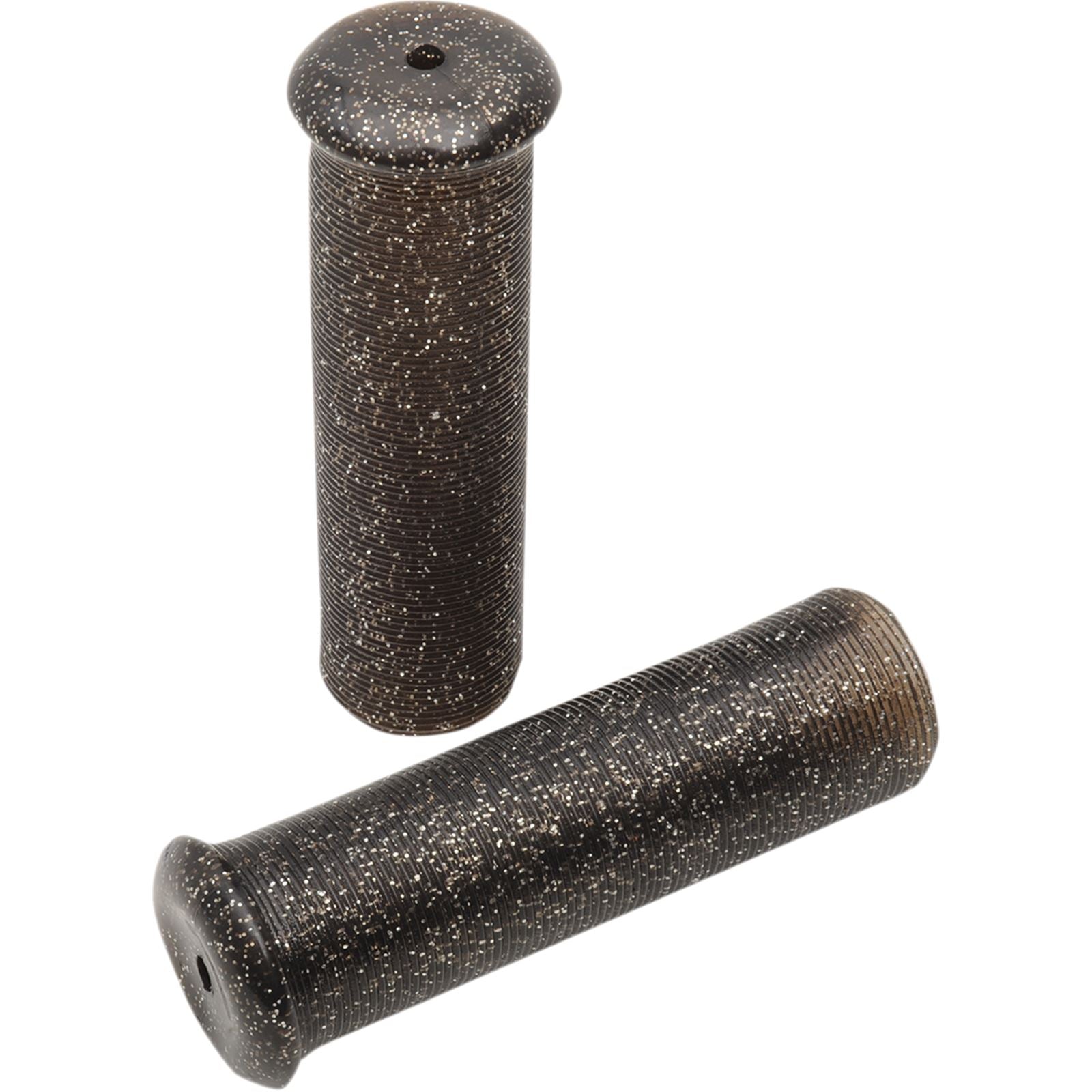 Emgo Black 7/8" Retro Metal Grips 42-21120_381011