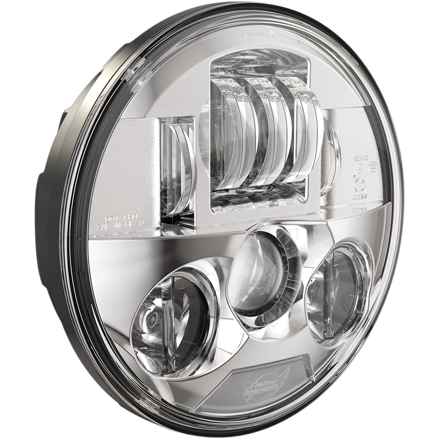 Custom Dynamics 7" Probeam® LED Headlamp for Indian - Chrome PB-7-IND-C_367299