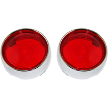 Custom Dynamics Bullet Signal Lenses - Chrome/Red PB-B-BEZ-CR_367462
