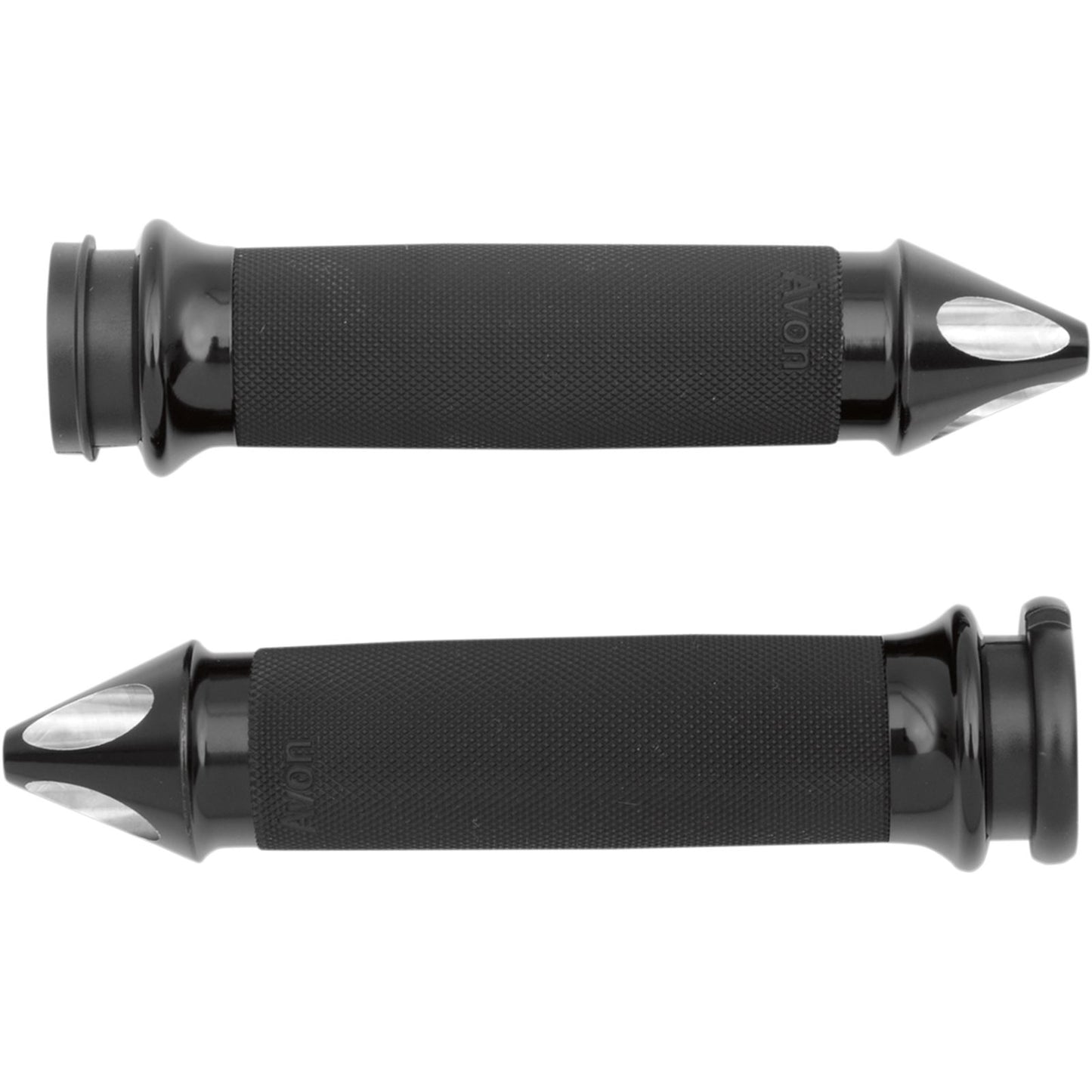 Avon Grips Black Custom Spike End Grips for Throttle by Wire CC-86-AN-SPK-FL_347508