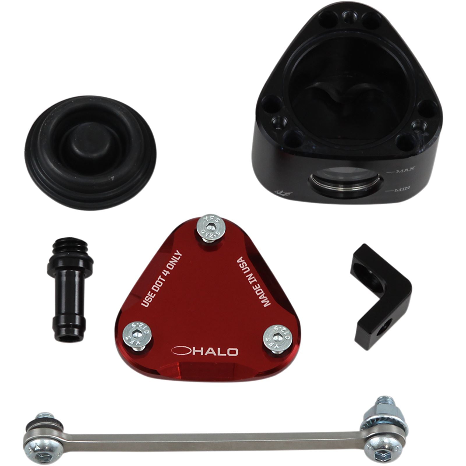 Driven Rear Brake Fluid Reservoir - Red DRRBE-01-RD_374784