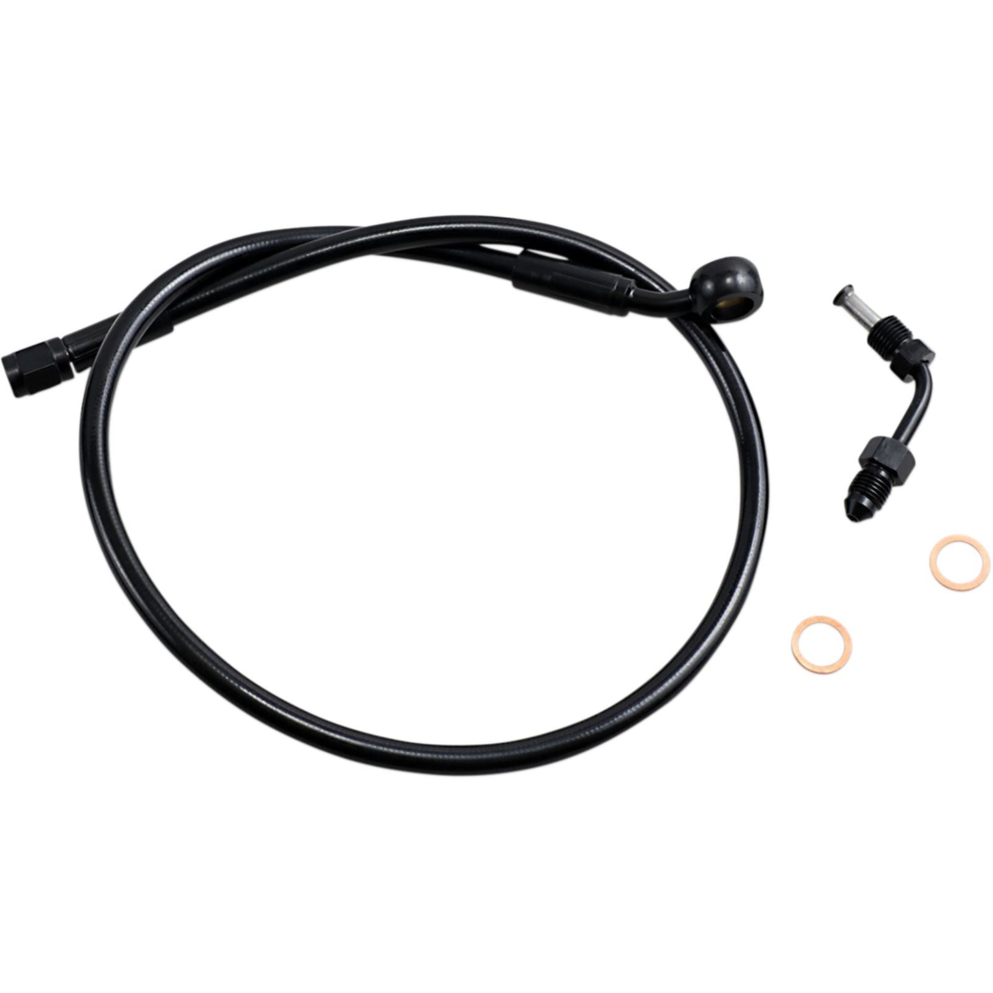 Magnum Upper Brake Line - 25" - Black [MPN: SBB1501-25]_423140