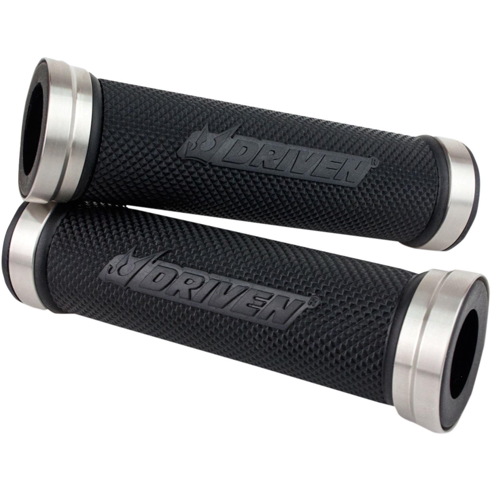Driven D-Axis Grips - Stainless Steel/Black  DXG-SS-BK_374322