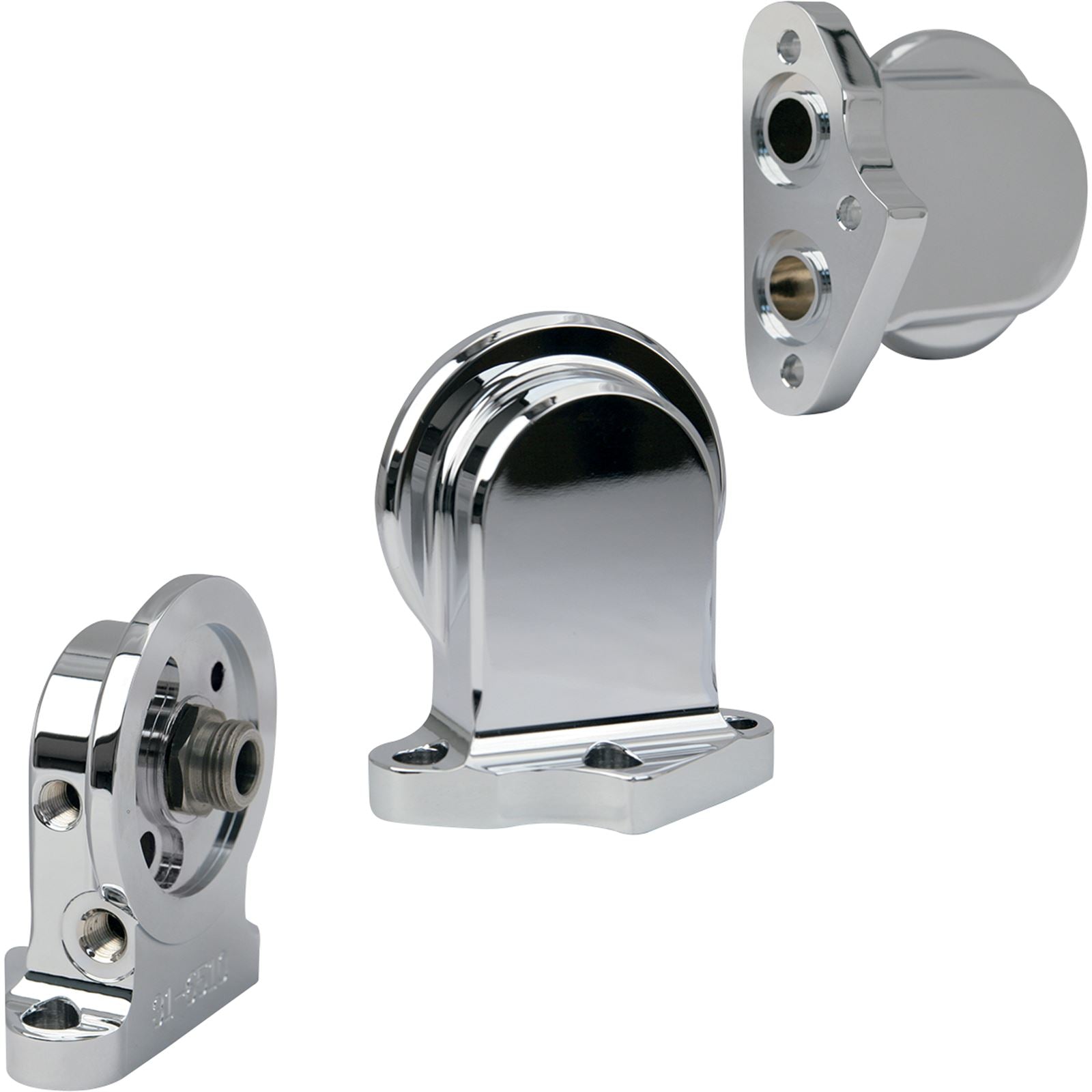 S&S Cycle Oil Filter Mount - Chrome 106-3884_468918