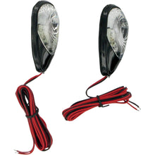 K&S Flush-Mount Mini Marker Lights - Carbon/Clear 25-9551B_405077