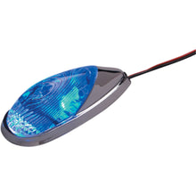 K&S Flush-Mount Mini Marker Lights - Chrome/Blue 25-9500_405072