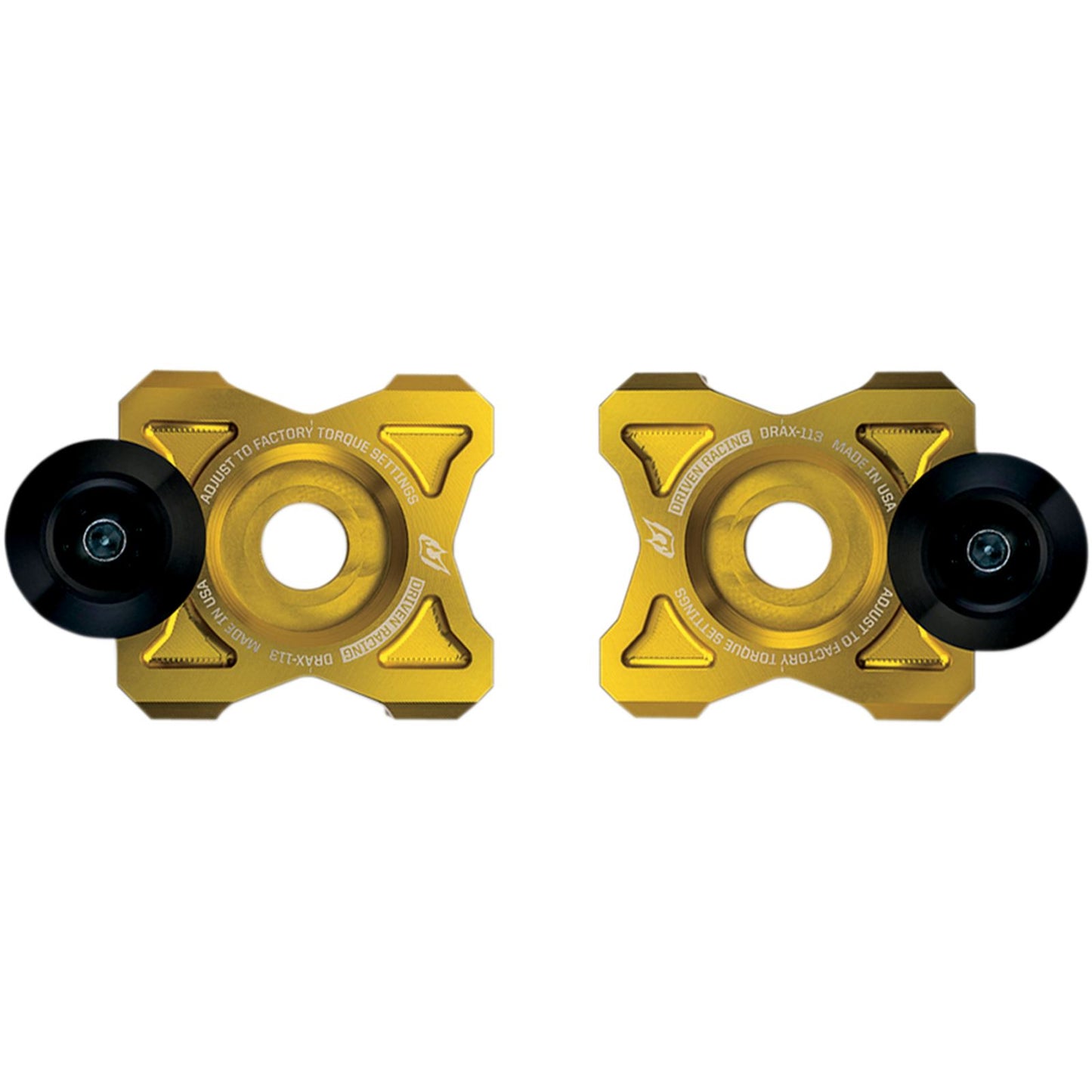 Driven Axle Block Sliders - For Kawasaki - Gold DRAX-113-GD_374679